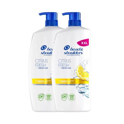 Head & Shoulders Citrus Fresh korpásodás elleni sampon (2x800 ml)