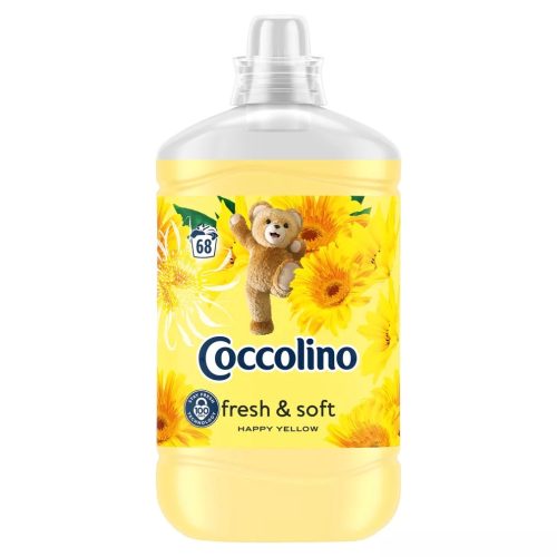 Coccolino Happy Yellow öblítőkoncentrátum 1700 ml (68 mosás)