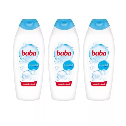 Baba lanolinos tusfürdő 3x750 ml