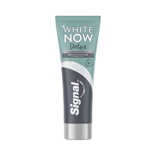 Signal White Now Detox Mineral Clay Activated Charcoal fogkrém (75 ml)