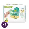 Pampers Harmonie New Baby Plastic Free műanyagmentes nedves törlőkendő (3x4x46 db)