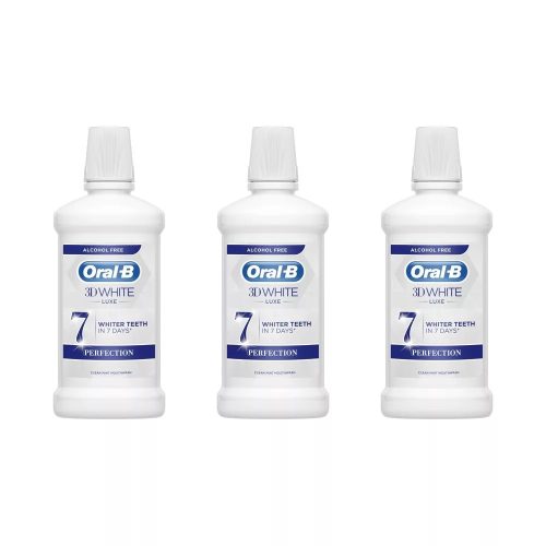 Oral-B 3d white luxe perfection szájvíz (3x500 ml)