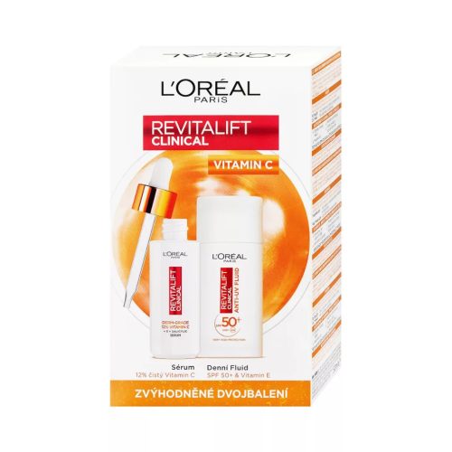 L'Oréal Revitalift Vit C Serum + Uv Fluid Duopack 2×40ml