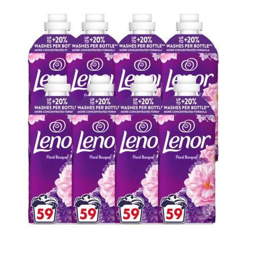 Lenor Floral Bouquet öblítő 8x1,239 liter (472 mosás) 