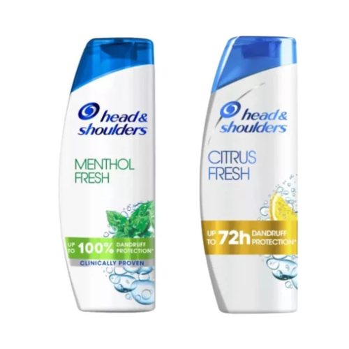 Head & Shoulders Menthol korpásodás elleni sampon 400ml+ Head & Shoulders Citrus Fresh korpásodás elleni sampon 400ml csomag