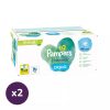 Pampers Harmonie Aqua Plastic Free műanyagmentes nedves törlőkendő (2x9x48 db)