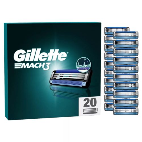 Gillette Mach3 Borotvabetétek Férfi Borotvához (20 db)