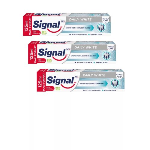 Signal Family Care Daily White fogkrém (3x125 ml)