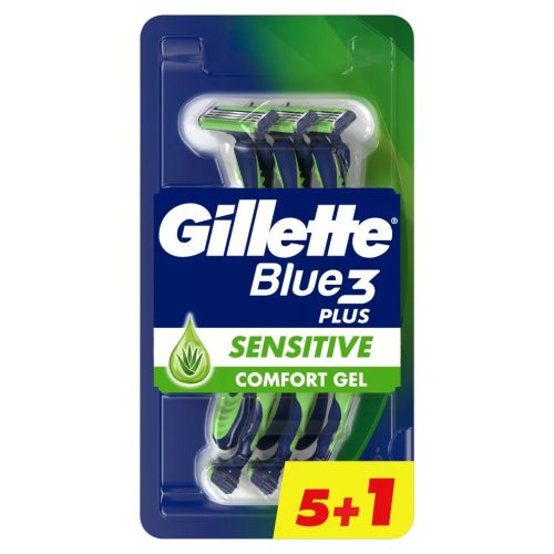 Gillette Blue3 Plus Sensitive eldobható borotva (6 db)