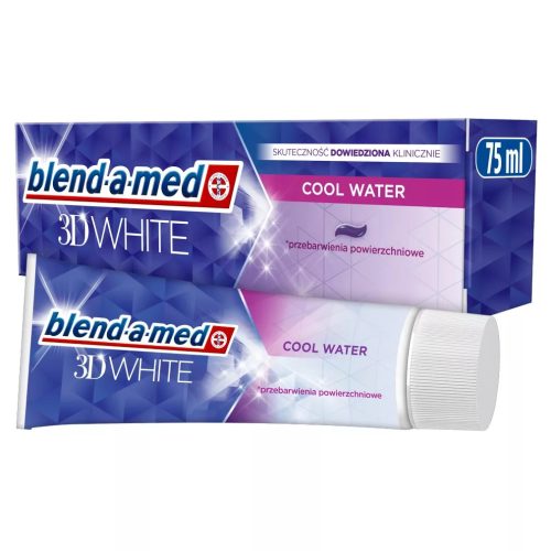 Blend-A-Med Cool Water 3D White fogkrém (75 ml)