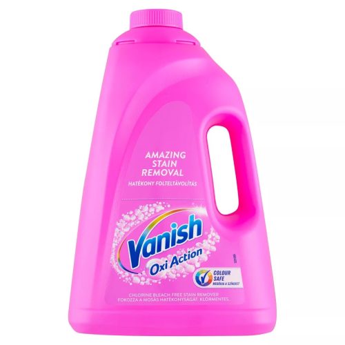 Vanish Oxi Action folyékony folteltávolító, pink (3 liter)