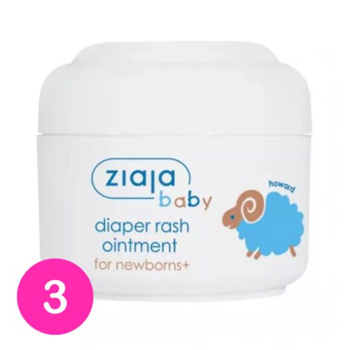 ZIAJA Baba bőrvédő popsikrém újszülött kortól (3x50 ml)