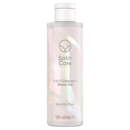 Gillette Venus Satin Care 2 az 1-ben bőrtisztító és borotvazselé (190 ml)