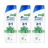 Head & Shoulders Menthol Fresh 2az1-ben korpásodás elleni sampon (3x330 ml)