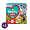 Pampers Pants Mancs Őrjárat bugyipelenka, XL 6, 15+ kg, HAVI PELENKACSOMAG 1+1, 120 db
