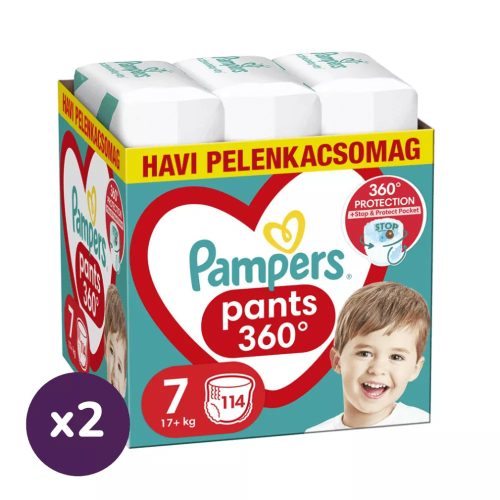 Pampers Pants bugyipelenka 7, 17+ kg, 1+1 228 db