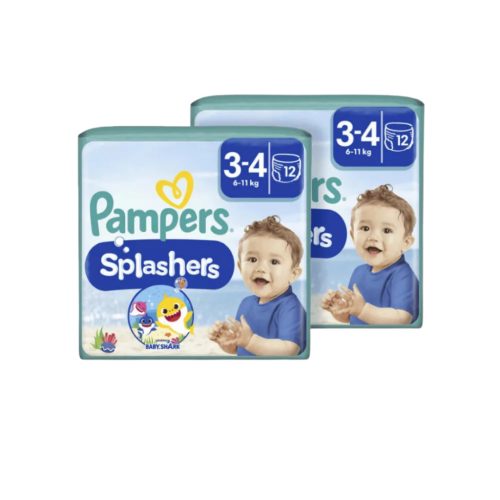 Pampers Splashers úszópelenka, méret: 3-4 (6-11 kg), 1+1, 24 db