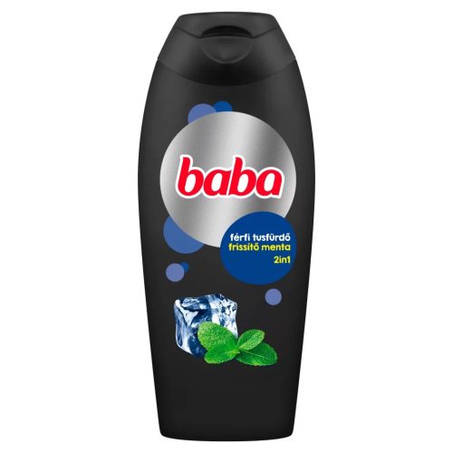 Baba 2in1 frissítő menta férfi tusfürdő (400 ml)