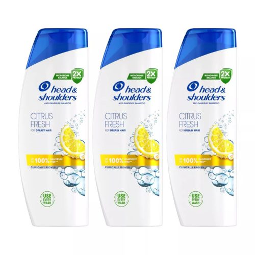 Head & Shoulders Citrus Fresh korpásodás elleni sampon (3x400 ml)