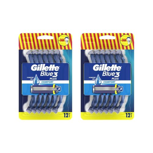 Gillette Blue3 Plus Comfort eldobható borotva (2x12 db)