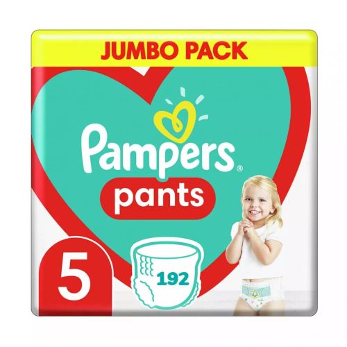 Pampers Pants bugyipelenka, Junior 5, 12-17 kg HAVI PELENKACSOMAG 192 db