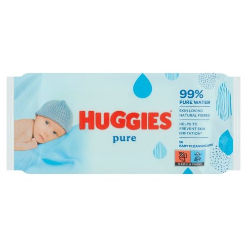 Huggies Pure Wipes 56 db popsitörlő pure