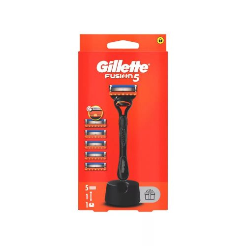 Gillette Fusion5 Férfi Borotva 5 db Borotvabetéttel Borotvatartóval