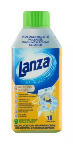 Lanza Mosógép tisztító folyadék, citrom (250 ml)