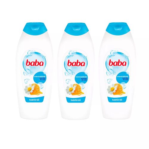 Baba krémhabfürdő kamilla & méz illattal (3x750 ml)