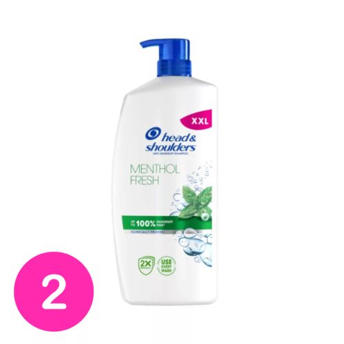 Head & Shoulders Menthol Fresh korpásodás elleni sampon (2x800 ml)