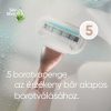 Gillette Venus Deluxe Smooth Sensitive borotva (2x3 db borotvabetéttel)