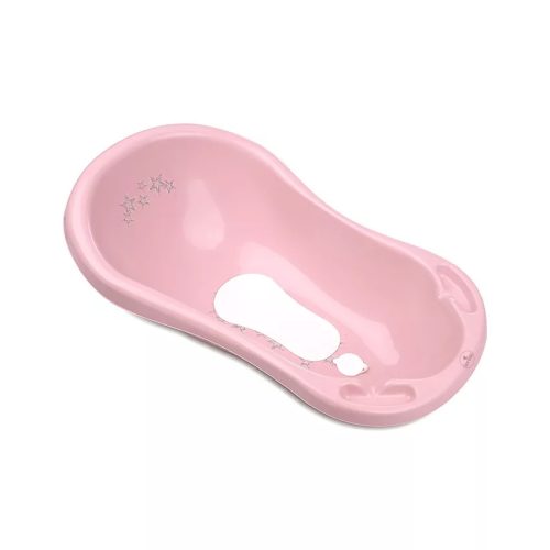 Lorelli Kád 84 kád leeresztő dugóval csúszásgátlóval - Little Stars Pink