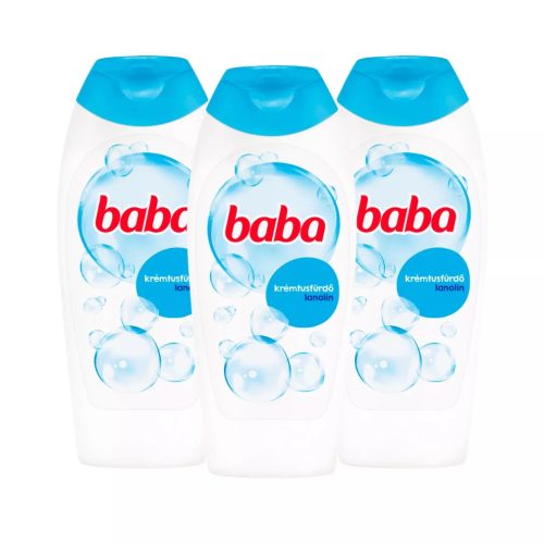 Baba lanolin krémtusfürdő (3x400 ml)