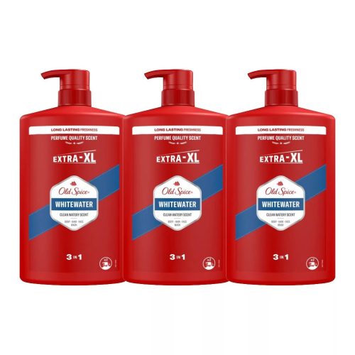 Old Spice Tusfürdő Whitewater 3x1000 ml