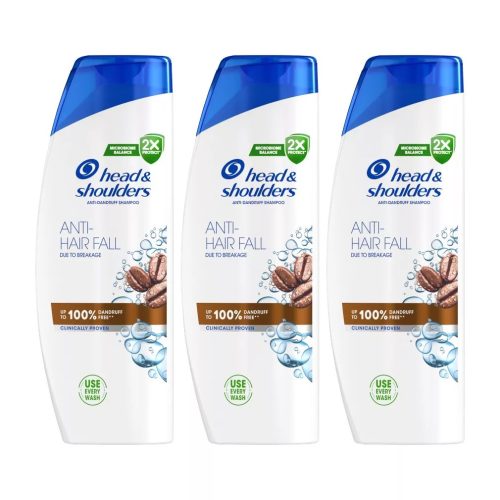 Head & Shoulders Kávés Hajhullás elleni Sampon 3x400 ml