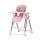 Chipolino Super Chef multifunkciós etetőszék - Pink Marshmallow