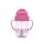 Baby Care szívószálas itató fogantyúval 275ml - Pink/Purple
