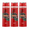 Old Spice Bearglove 3 az 1-ben tusfürdő és sampon (3x400 ml)
