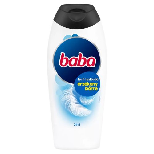 Baba 3in1 férfi tusfürdő érzékeny bőrre (400 ml)