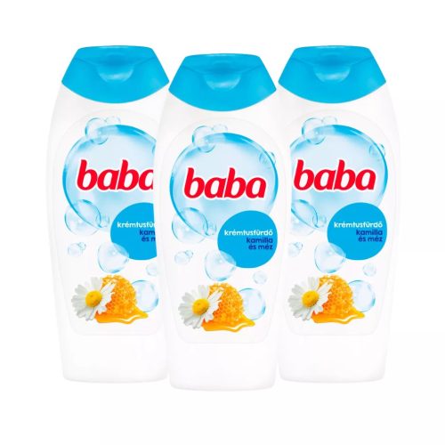 Baba kamilla és méz krémtusfürdő (3x400 ml)