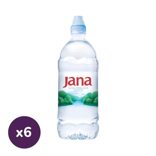 Jana ásványvíz, sportkupakos, (6x1L)