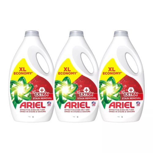 Ariel Extra Clean folyékony mosószer 3x2,25 liter (150 mosás)