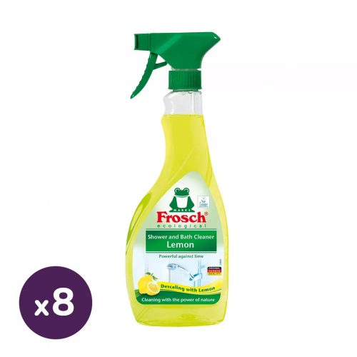 Frosch fürdőszoba tisztító spray citrommal 8x500 ml