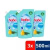 Baba folyékony szappan utántöltő antibakteriális teafaolajjal 3x500 ml