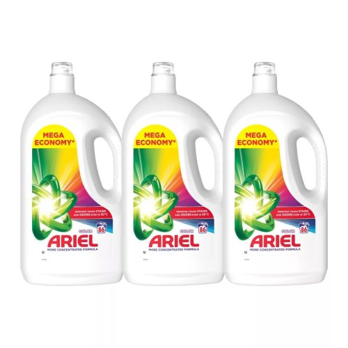 Ariel Color folyékony mosószer 3x3,87 liter (258 mosás)
