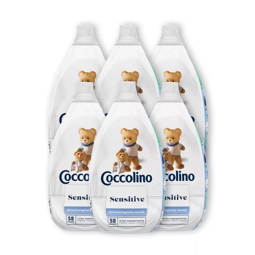 Coccolino Sensitive Pure ultrakoncentrált öblítő (6x870 ml)