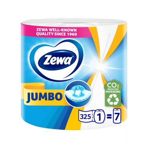 Zewa Jumbo White 2 rétegű papírtörlő 1 tekercs (325 lap)